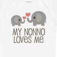 thumbnail image 4 of Inktastic My Nonno Loves Me Grandson Boys or Girls Baby Bodysuit, 4 of 5