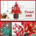 thumbnail image 3 of Árbol de Navidad KPX artificial para mesa, tamaño pequeño, con adornos, 3 of 6