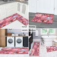 thumbnail image 6 of Kitchen Rugs and Mats Non Skid Washable Spring Flowers Summer Kitchen Mat and Rug Set,Floor Cushion Absorbent Rug,Rubber Backed Area Rugs for Kitchen Laundry, 6 of 7