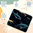 thumbnail image 3 of Whale Mousepad 8.3x9.8 Inch Square Non-Slip Rubber Bottom Printed Desk Mat - Suitable for Office and Gaming, 3 of 6