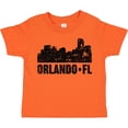 thumbnail image 3 of Inktastic Orlando Skyline with Grunge Boys or Girls Toddler T-Shirt, 3 of 5