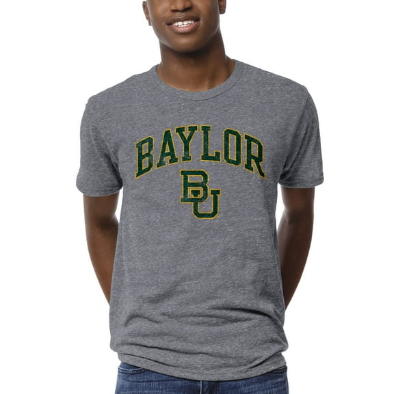 Men's League Collegiate Wear Heather Gray Baylor Bears 1965 Victory Falls T-Shirt