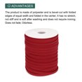 thumbnail image 3 of Uxcell Polyester Cotton Double Fold Bias Tape Continuous Bulk Bias Tape For Sewing Trimming Wine Red 1/4" x 100 Yard, 3 of 7