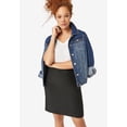 thumbnail image 3 of Ellos Women's Plus Size Classic Denim Jacket Oversized Jean Jacket, 3 of 6