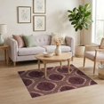 thumbnail image 3 of ODIKA Leopard Abstract Glam Rosette Lattice Frame Print Pink Spotted Refined for Home Office, Gaming Room, Under Desk, Non-Slip Chair-Friendly, 3 of 7