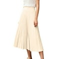 thumbnail image 4 of Angala Knit Midi Skirt With Elegant Flared Hem A Line Blend Pleated Skirt For Casual Outfit And Daily Wear Beautiful Stylish Women's Skirt, 4 of 4