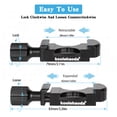 thumbnail image 5 of Universal Quick Release Clamp with Cold Shoe Mount Adapter and 1/4" Thread for Camera Tripod Head L Quick Release Plate L Bracket Compatible with Arca Style Plate KQ-22, 5 of 5