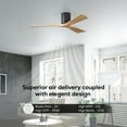 thumbnail image 4 of Matthews Fans - Irene-3H 3-Blade 42 Inch Flush Mount Ceiling Fan In Contemporary, 4 of 6