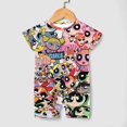 thumbnail image 3 of The Powerpuff Girls Baby Romper Short Sleeve Bodysuits Soft Rompers Summer Clothes One-Piece Jumpsuits Outfits 6-9M, 3 of 7