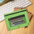 thumbnail image 5 of UALSRZL Under $1! Pencil Pouch for 3 Ring Binder, Large Capacity Pencil Case Oxford Cloth with Zipper, Mesh Pencil/Cosmetic Bag Travel(Free Gift), 5 of 6