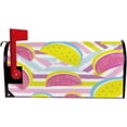 thumbnail image 5 of Coolnut Mailbox Covers, Magnetic Standard Size Watermelon Geometric Pattern Seasonal Mail Wraps for Home Outdoor Decor, 20.7"x18.03", 5 of 5