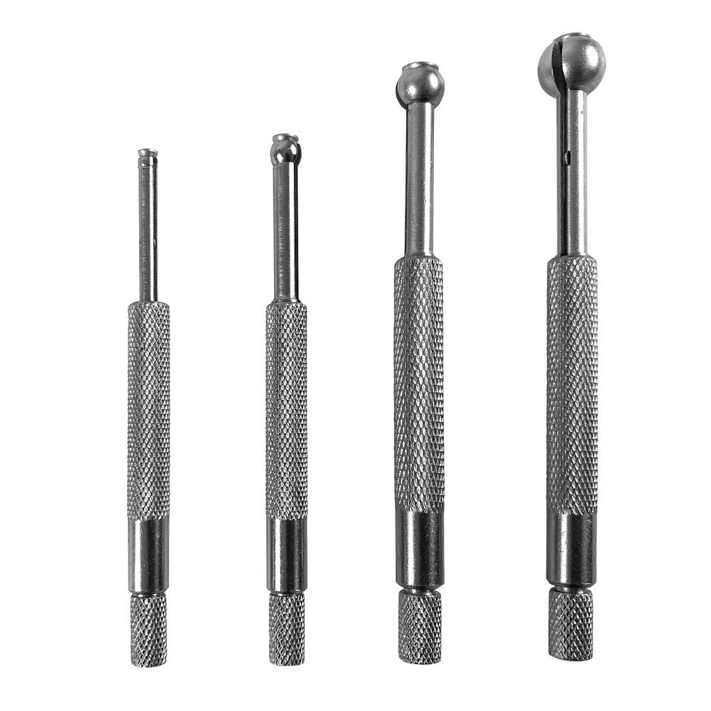 Sepeda Small Hole Gauge Set Telescoping Full Round Bore Gauge, 4 pcs