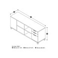 thumbnail image 3 of Bestar Pro-Linea Crédence avec trois tiroirs - Blanc, 3 of 3