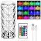 thumbnail image 1 of Lámpara de mesa de cristal de diamante, 16 colores, carga USB, lámpara de noche táctil con control remoto, lámpara de escritorio LED, para dormitorio/bar/restaurante, lámpara de mesa de dormitorio de, 1 of 5