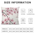 thumbnail image 5 of ONETECH East Throw Pillow Cushion Cover,Blooming Flowers Spring Themed Boho Art, Decorative Square Accent Pillow Case, 5 of 5