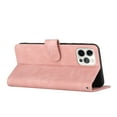 thumbnail image 5 of Wallet Case for iPhone 14 Pro with Card Slot Cash Holder Kickstand Magnetic Clasp Flip Folio Case, Skin-Friendly PU Leather Soft TPU Shockproof Drop Resistant Matte Plain Phone Cover,Pink, 5 of 8
