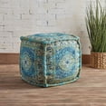 thumbnail image 2 of Blue Print Pouf, 2 of 2