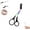 Black, variant on Eyebrow Trimmer Scissor, 2025 New 2 in 1 Eyebrow Scissors with Comb, Curved Eye Brow Razor, Non-Slip Stainless Steel Facial Hair Removal Accessories Makeup Tool