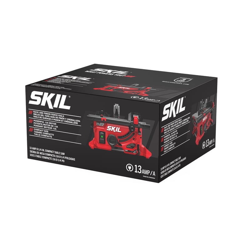 SKIL TS6328-00 13 Amp Compact Jobsite Table Saw with 8-1/4 Inch