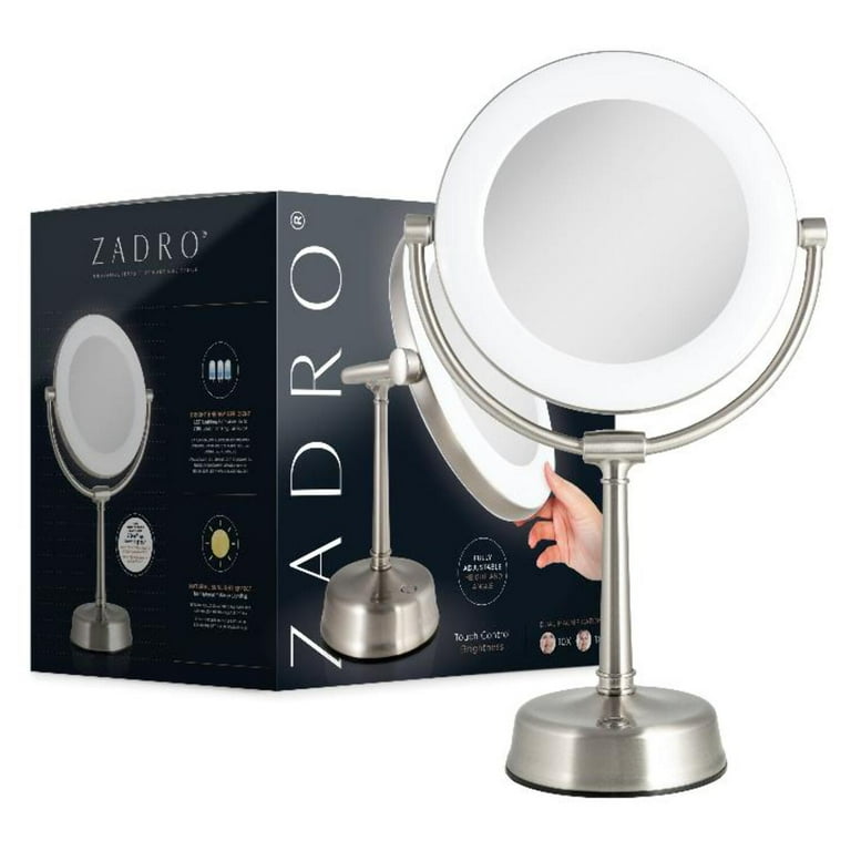 Zadro Lexington LED Light Makeup Mirror with Magnification & Touch