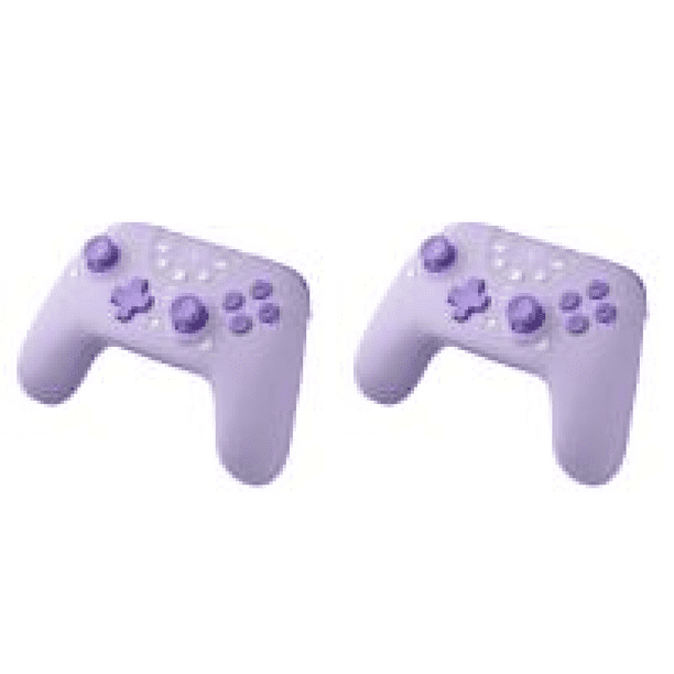 Controlador De Juegos Gamepad Reemplazo de Gamepad inalámbrico Compatible con Bluetooth DIY Gaming (Púrpura)