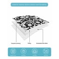 thumbnail image 5 of Baroque Black Twin XL Size Down Alternative Comforter, Lightweight Comforter Quilt Bedding Set with Pillow Shams Vintage Damask Classic Floral All Seasons Bed Comforter Duvet Insert 68"x98", 5 of 7