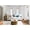 Ivory, variant on 100% Blackout Window Curtain Drapes For Bedroom Living Room Burgundy Color Room Darkening NOA 2 panels 35" wide X 84" long