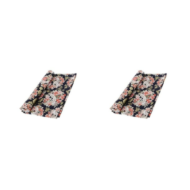 Yuarrent Bronzing & Fabric 59'' Sewing for flor de durazno negro 1 metro 2piezas