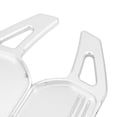 thumbnail image 4 of Pair Silver Tone Car Steering Wheel Shift Paddle Cover Shifter Extension Aluminum Alloy for Audi A3 A4L A5 A6 A7 A8 S5, 4 of 5