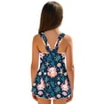 thumbnail image 2 of DISNIMO Axolotl Shell Printed Girls Swimsuit One-Piece Swimwear Sleeveless U Neck Bathing Suit with Skirt Quick Dry Soft Swim Dress, 2 of 8