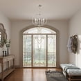 thumbnail image 5 of Livex Lighting Milania Convertible Ceiling Mount in Brushed Nickel, 5 of 16