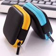 thumbnail image 4 of 5 Pieces In Ear Bud Earphone Headset Headphone Case Mini Storage Carrying Pouch Bag With Carabiners, 4 of 5