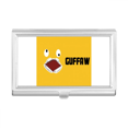 thumbnail image 1 of Laugh Disorder Yellow Emotion Guffaw Business Card Holder Case Pocket Box Wallet, 1 of 3