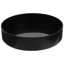 WHAMVOX Black Plastic Flowerpot for Indoor and Outdoor Plant Use Simple Design with Quality 4.5 Inches