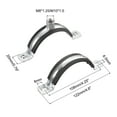 thumbnail image 2 of Unique Bargains 75mm Rigid Pipe Strap Clamps, Pipe Bracket Tube Clips 1 Pack, 2 of 5