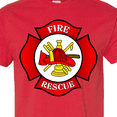 thumbnail image 4 of Inktastic Maltese Cross Firefighter T-Shirt, 4 of 5