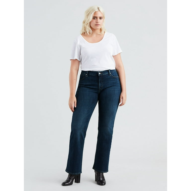 Levi s Women s Plus Size 415 Classic Bootcut Jeans Walmart