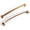 Champagne Bronze, variant on Goo-Ki 12 Pack Champagne Bronze Cabinet Handles of 5''(128mm) Hole Center, Zinc Alloy Cabinet Pulls for Drawer,Dresser,Cupboard Wardrobe, (662)