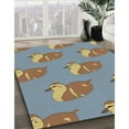 thumbnail image 2 of Ahgly Company Indoor Rectangle Patterned Gray Cloud Gray Novelty Area Rugs, 2' x 5', 2 of 6