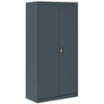 thumbnail image 3 of Sandusky Lee 36"W x 18"D x 72"H 5-Shelf Freestanding Steel Storage Cabinet with Recessed Handle, Charcoal Gray, 3 of 10