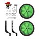thumbnail image 4 of Ruedas de entrenamiento para bicicleta infantil, resistentes, universales, para 12", 14", 16" y 18" verde, 4 of 9