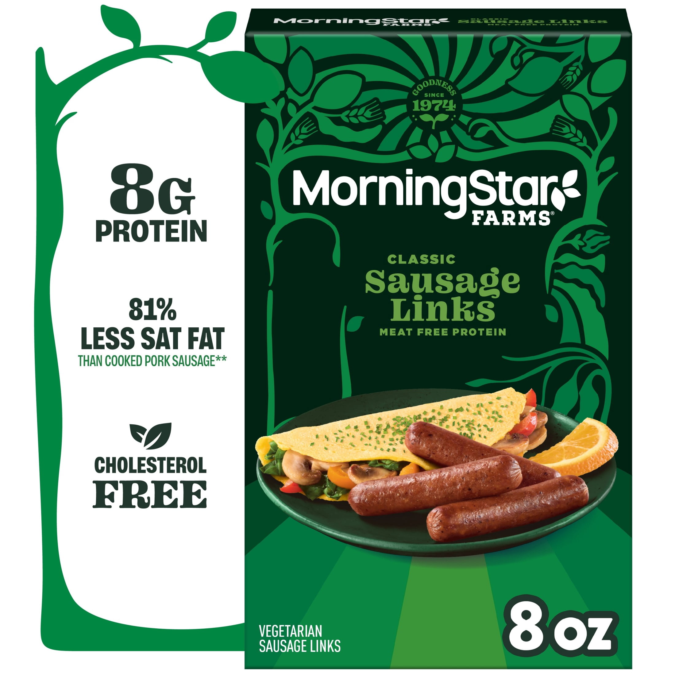 MorningStar Farms Veggie Breakfast Vegetarian Veggie Sausage Links