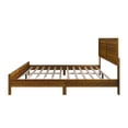 thumbnail image 6 of Home Design Norton Solid Wood Full Platform Bed With Slats Support, No Box Spring Required, Brown, Easy Assembly, 6 of 10