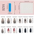 thumbnail image 2 of 24 piezas de uñas postizas de Halloween MACHAO diseño de araña de sangre y telaraña cobertura completa, 2 of 5