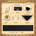 thumbnail image 2 of Alaiyaky 7 Pcs Pirate Accessories Set, Adult Captain Costume, Pirate Headscarf, Earrings,Ring,Eye Patch,Necklace,Bracelet,Hip Scarf for Halloween Cosplay Party, 2 of 7