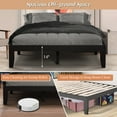 thumbnail image 4 of Costway Queen Size Wood Bed Frame & 8" Foam Mattress Set CertiPUR-US Certified Espresso, 4 of 9