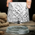 thumbnail image 4 of IMossad Crystal Spinning Whiskey Glass, Clear Glass Drinkware for Whiskey, Scotch, or Bourbon, Unique Rotating Design for Home Bar or Gift, 4 of 6