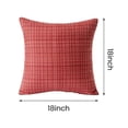 thumbnail image 2 of 2 Pack 18x18 Outdoor Waterproof Throw Pillow Covers Farmhouse Style Water Resistant Decorative Cushion Cover Set, 2 of 5
