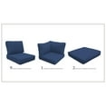 thumbnail image 1 of Ensemble de Coussins Haut Dossier pour FAIRMONT-17a en Marine, 1 of 2