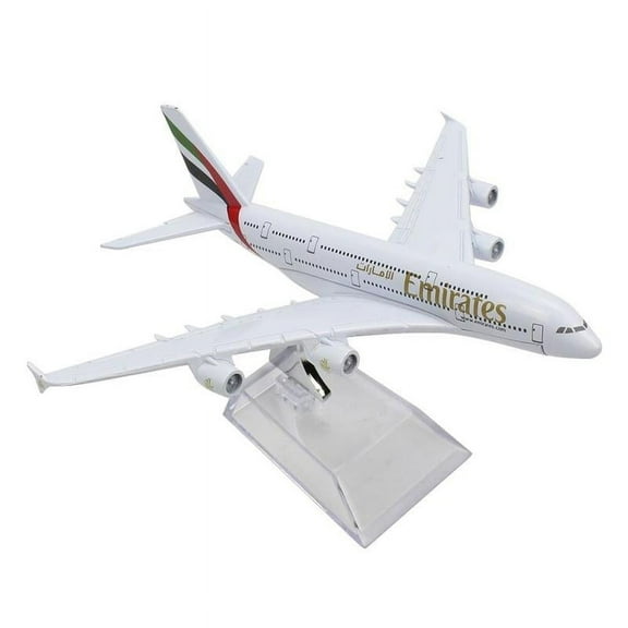 1:400 Alloy Emirates Airlines A380-800 Simulation Passenger Aircraft Model Decoration Model Plane Toy Airplane Birthday Gift